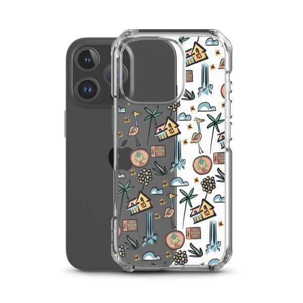 UP Paradise Falls iPhone Case UP! House with Balloons, Kevin and Wilderness Explorers iPhone Case