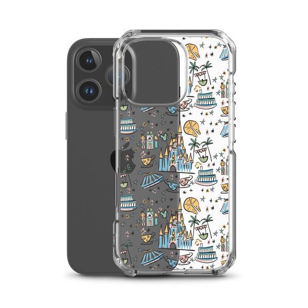 Disney Best Day Ever Disney iPhone Case Disney Parks Phone Case Castle Teacups Small World iPhone Case