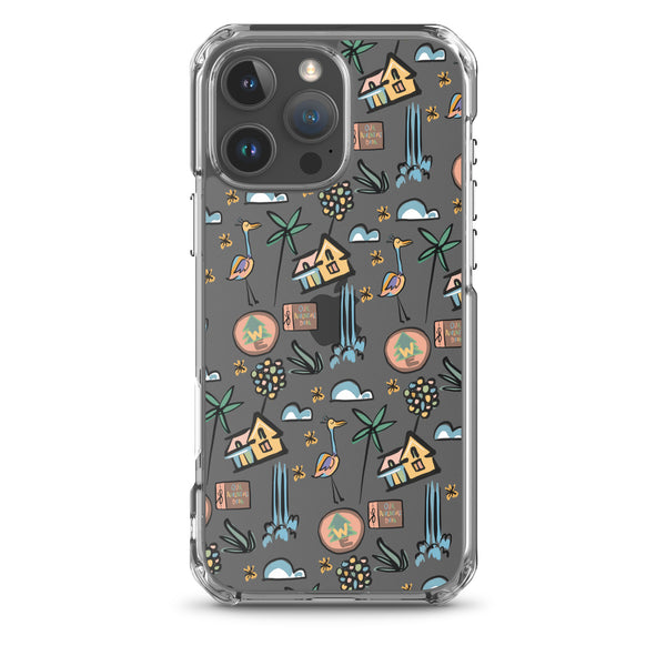 UP Paradise Falls iPhone Case UP! House with Balloons, Kevin and Wilderness Explorers iPhone Case