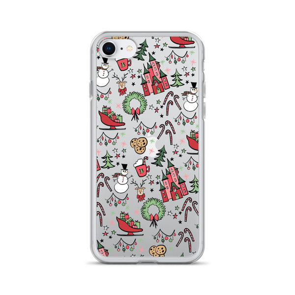 Disney Christmas Party iPhone Case Disney Phone Case Christmas Phone Case