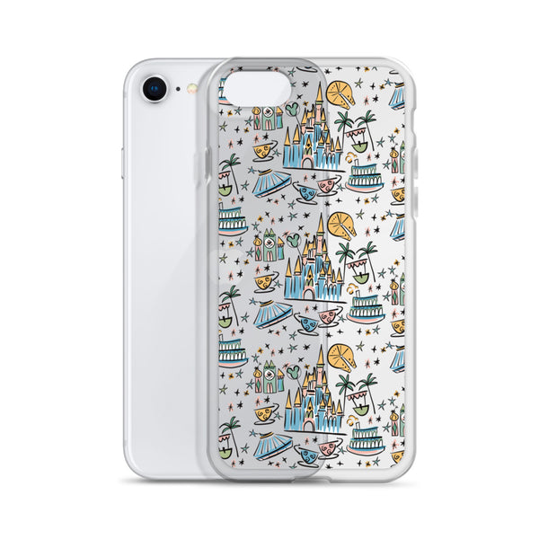 Disney Best Day Ever Disney iPhone Case Disney Parks Phone Case Castle Teacups Small World iPhone Case