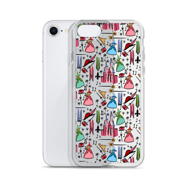 Sleeping Beauty iPhone Case Princess Aurora Good Fairies Castle Disney iPhone Case