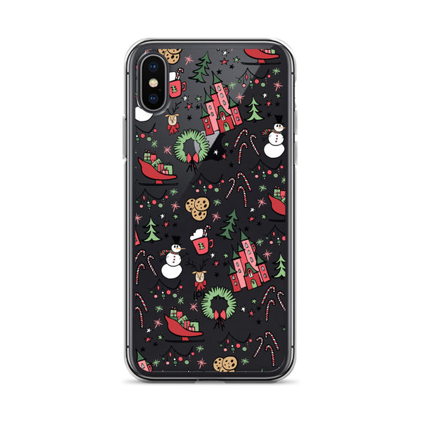 Disney Christmas Party iPhone Case Disney Phone Case Christmas Phone Case