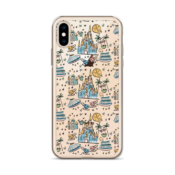 Disney Best Day Ever Disney iPhone Case Disney Parks Phone Case Castle Teacups Small World iPhone Case