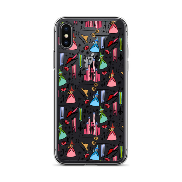 Sleeping Beauty iPhone Case Princess Aurora Good Fairies Castle Disney iPhone Case