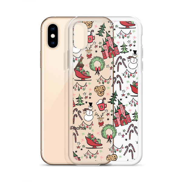Disney Christmas Party iPhone Case Disney Phone Case Christmas Phone Case