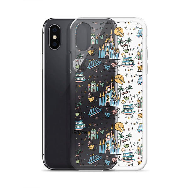 Disney Best Day Ever Disney iPhone Case Disney Parks Phone Case Castle Teacups Small World iPhone Case