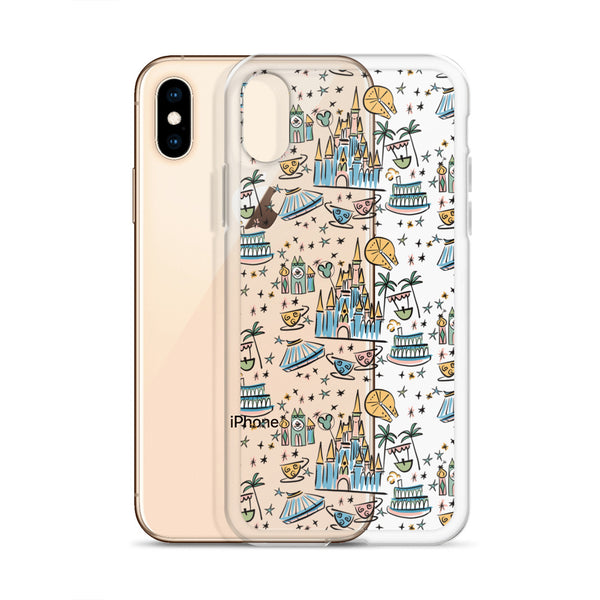 Disney Best Day Ever Disney iPhone Case Disney Parks Phone Case Castle Teacups Small World iPhone Case