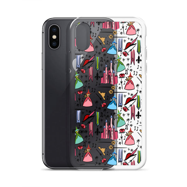 Sleeping Beauty iPhone Case Princess Aurora Good Fairies Castle Disney iPhone Case