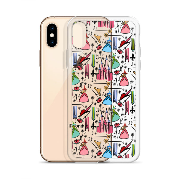 Sleeping Beauty iPhone Case Princess Aurora Good Fairies Castle Disney iPhone Case