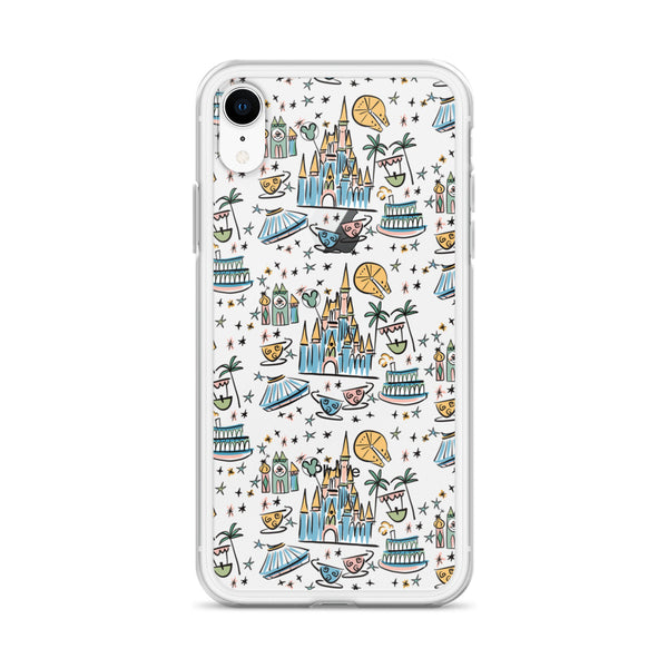 Disney Best Day Ever Disney iPhone Case Disney Parks Phone Case Castle Teacups Small World iPhone Case