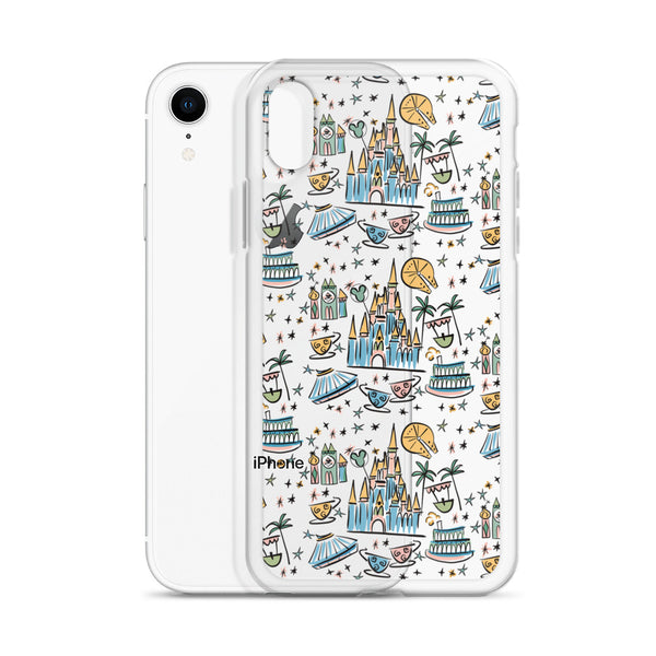 Disney Best Day Ever Disney iPhone Case Disney Parks Phone Case Castle Teacups Small World iPhone Case