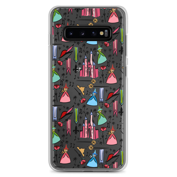 Sleeping Beauty Samsung Case Princess Aurora Good Fairies Castle Disney Samsung Case