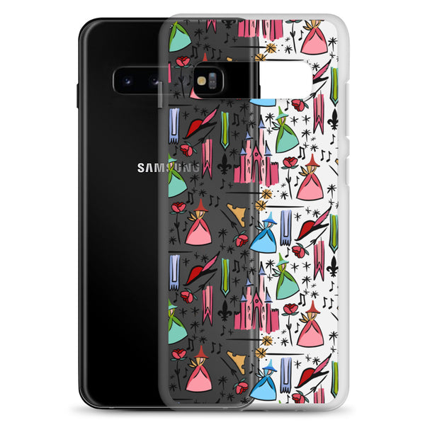 Sleeping Beauty Samsung Case Princess Aurora Good Fairies Castle Disney Samsung Case