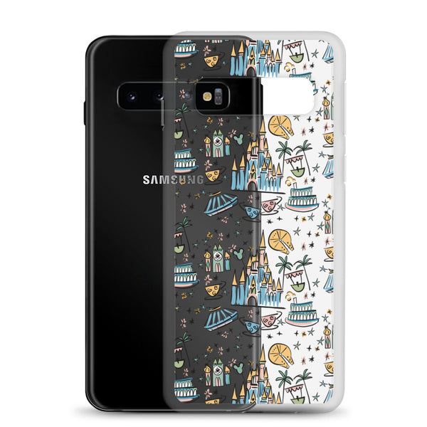 Disney Best Day Ever Disney Samsung Case Disney Parks Phone Case Castle Teacups Small World Samsung Case