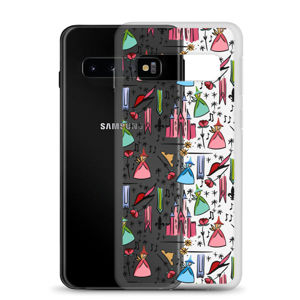 Sleeping Beauty Samsung Case Princess Aurora Good Fairies Castle Disney Samsung Case