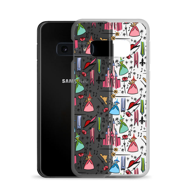 Sleeping Beauty Samsung Case Princess Aurora Good Fairies Castle Disney Samsung Case