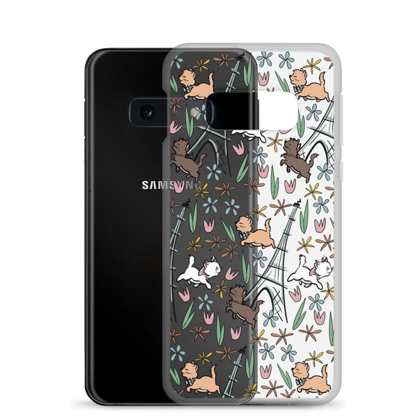 The Aristocats Samsung Phone Case Paris in the Springtime Disney Phone Case Flower and Garden Epcot France Samsung Case