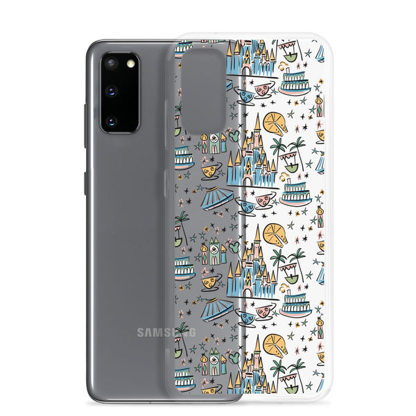 Disney Best Day Ever Disney Samsung Case Disney Parks Phone Case Castle Teacups Small World Samsung Case