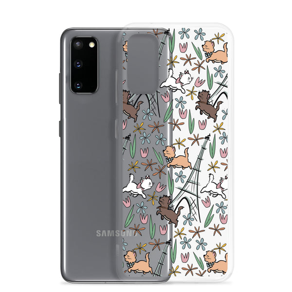The Aristocats Samsung Phone Case Paris in the Springtime Disney Phone Case Flower and Garden Epcot France Samsung Case