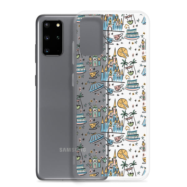 Disney Best Day Ever Disney Samsung Case Disney Parks Phone Case Castle Teacups Small World Samsung Case