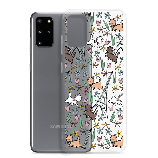 The Aristocats Samsung Phone Case Paris in the Springtime Disney Phone Case Flower and Garden Epcot France Samsung Case