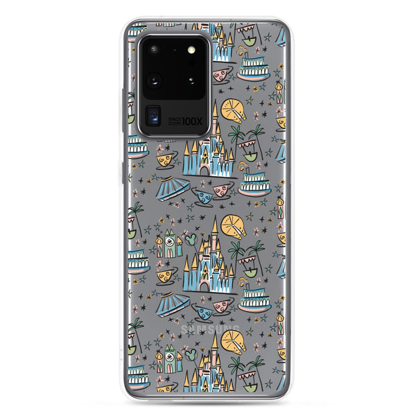 Disney Best Day Ever Disney Samsung Case Disney Parks Phone Case Castle Teacups Small World Samsung Case
