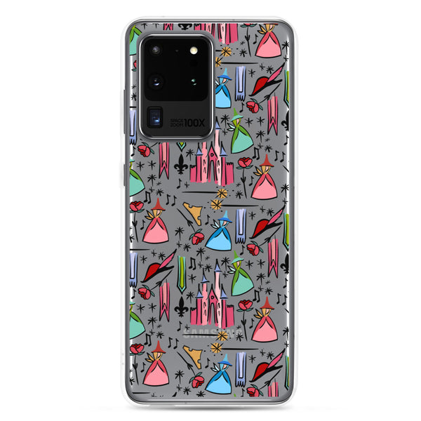 Sleeping Beauty Samsung Case Princess Aurora Good Fairies Castle Disney Samsung Case