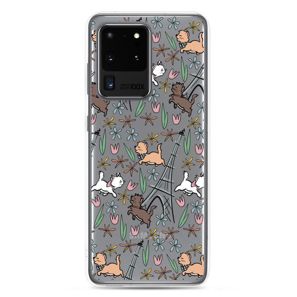The Aristocats Samsung Phone Case Paris in the Springtime Disney Phone Case Flower and Garden Epcot France Samsung Case