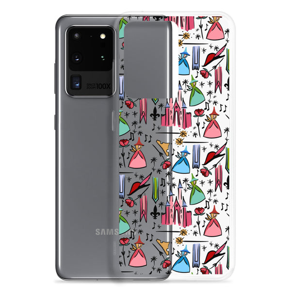 Sleeping Beauty Samsung Case Princess Aurora Good Fairies Castle Disney Samsung Case