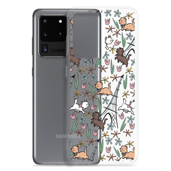 The Aristocats Samsung Phone Case Paris in the Springtime Disney Phone Case Flower and Garden Epcot France Samsung Case