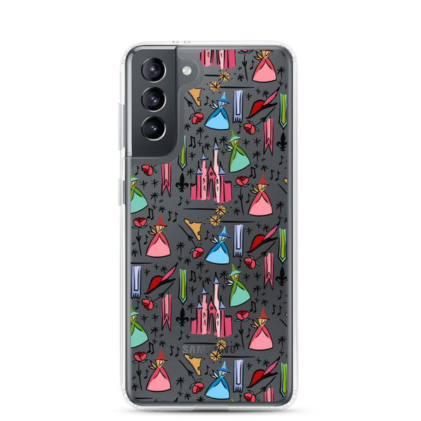 Sleeping Beauty Samsung Case Princess Aurora Good Fairies Castle Disney Samsung Case