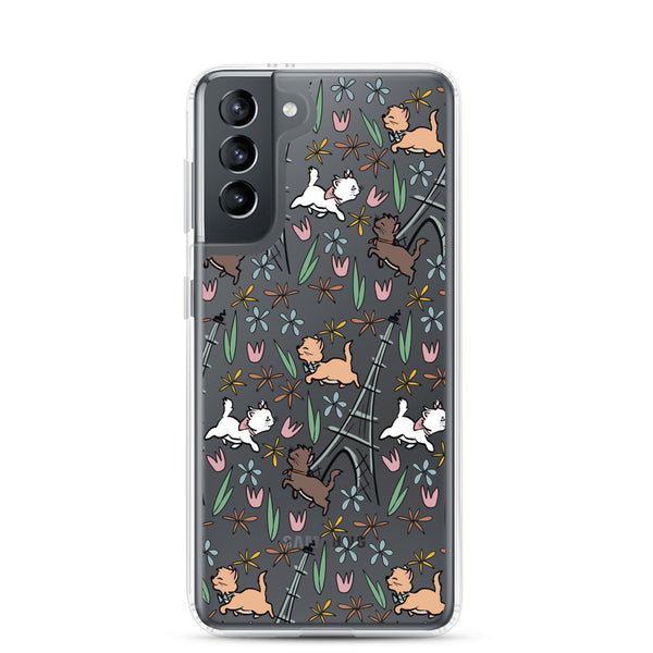 The Aristocats Samsung Phone Case Paris in the Springtime Disney Phone Case Flower and Garden Epcot France Samsung Case