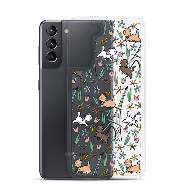The Aristocats Samsung Phone Case Paris in the Springtime Disney Phone Case Flower and Garden Epcot France Samsung Case