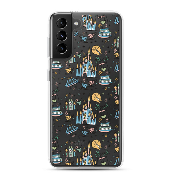 Disney Best Day Ever Disney Samsung Case Disney Parks Phone Case Castle Teacups Small World Samsung Case