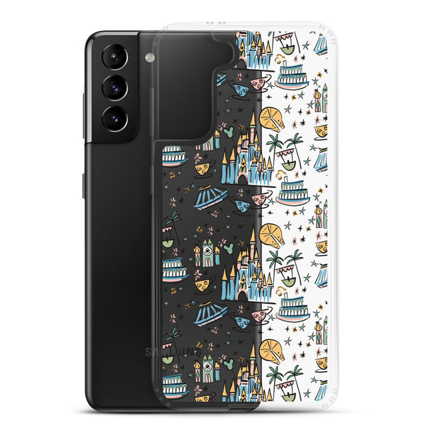 Disney Best Day Ever Disney Samsung Case Disney Parks Phone Case Castle Teacups Small World Samsung Case