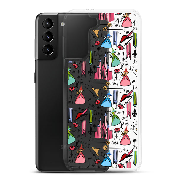 Sleeping Beauty Samsung Case Princess Aurora Good Fairies Castle Disney Samsung Case
