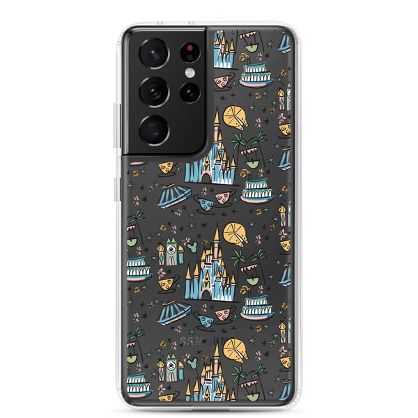 Disney Best Day Ever Disney Samsung Case Disney Parks Phone Case Castle Teacups Small World Samsung Case