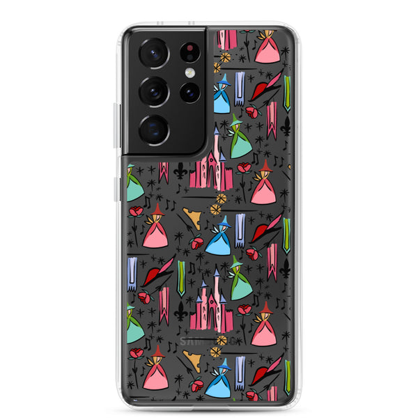 Sleeping Beauty Samsung Case Princess Aurora Good Fairies Castle Disney Samsung Case