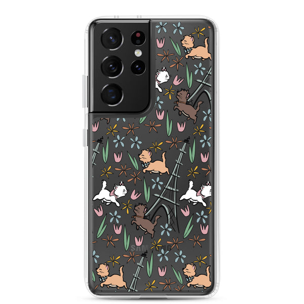 The Aristocats Samsung Phone Case Paris in the Springtime Disney Phone Case Flower and Garden Epcot France Samsung Case