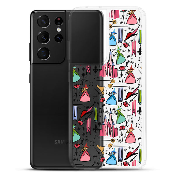 Sleeping Beauty Samsung Case Princess Aurora Good Fairies Castle Disney Samsung Case