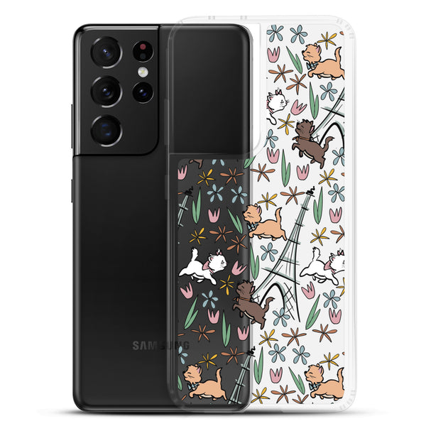 The Aristocats Samsung Phone Case Paris in the Springtime Disney Phone Case Flower and Garden Epcot France Samsung Case