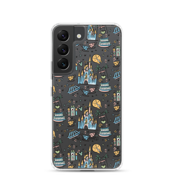Disney Best Day Ever Disney Samsung Case Disney Parks Phone Case Castle Teacups Small World Samsung Case