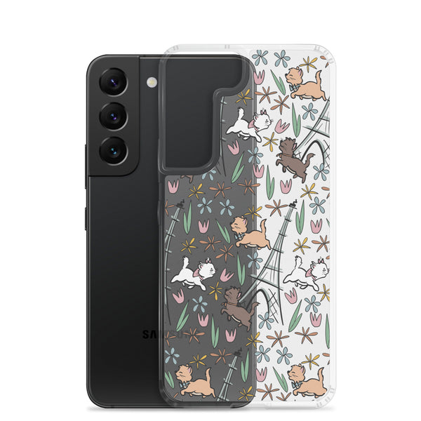 The Aristocats Samsung Phone Case Paris in the Springtime Disney Phone Case Flower and Garden Epcot France Samsung Case