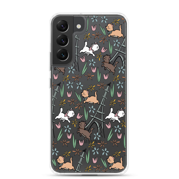 The Aristocats Samsung Phone Case Paris in the Springtime Disney Phone Case Flower and Garden Epcot France Samsung Case