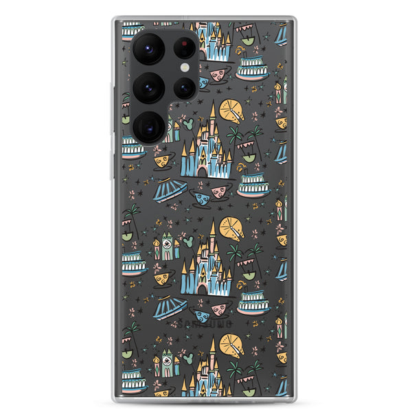 Disney Best Day Ever Disney Samsung Case Disney Parks Phone Case Castle Teacups Small World Samsung Case