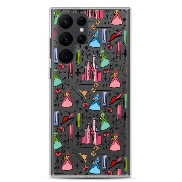 Sleeping Beauty Samsung Case Princess Aurora Good Fairies Castle Disney Samsung Case
