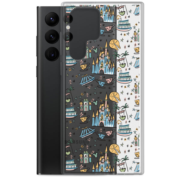 Disney Best Day Ever Disney Samsung Case Disney Parks Phone Case Castle Teacups Small World Samsung Case