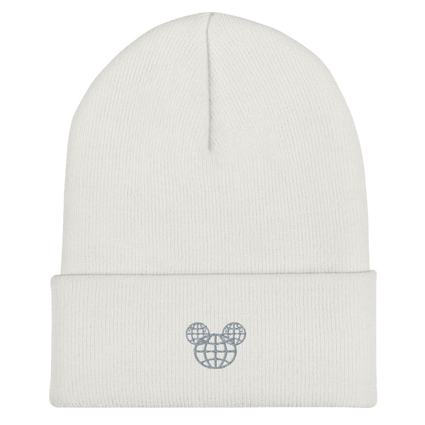 Hidden Mickey Epcot beanie winter hat Disney Cuffed Beanie