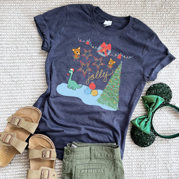 Disney Christmas Hollywood Studios Jollywood Nights Nostaglic Holiday Unisex t-shirt